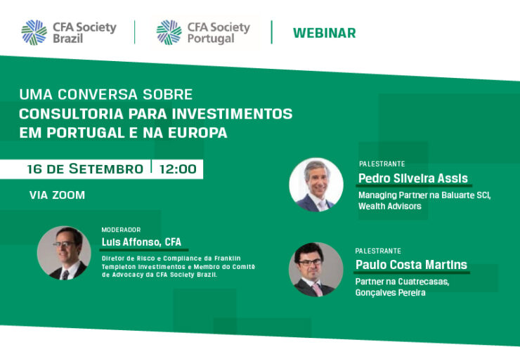 Uma conversa sobre consultoria para investimentos em Portugal e na Europa